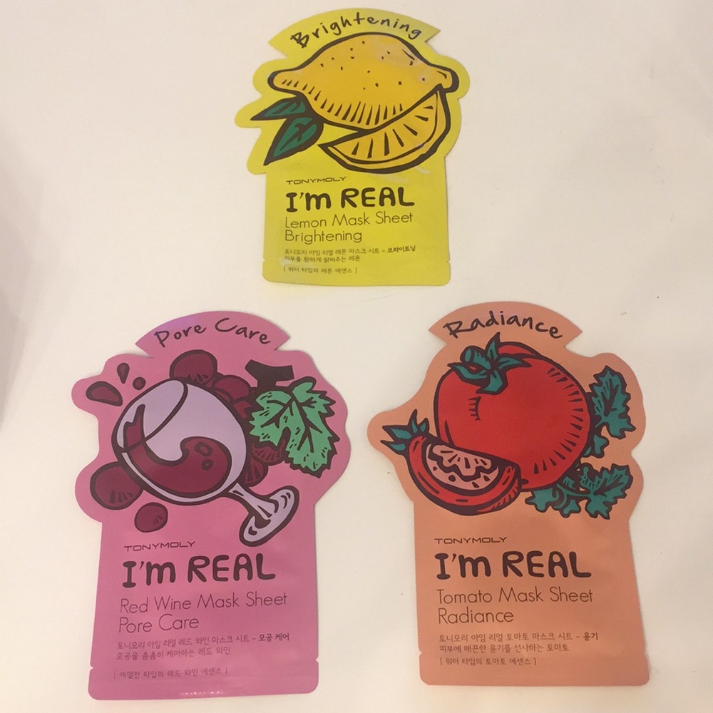 3 x TONYMOLY face masks all for the price of $8!